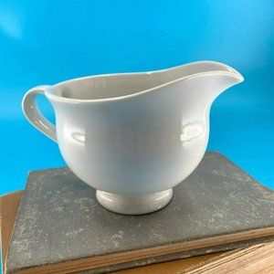 Potterybarn Porcelain Creamer Gravy Boat PB White Made In Japan 3.75''